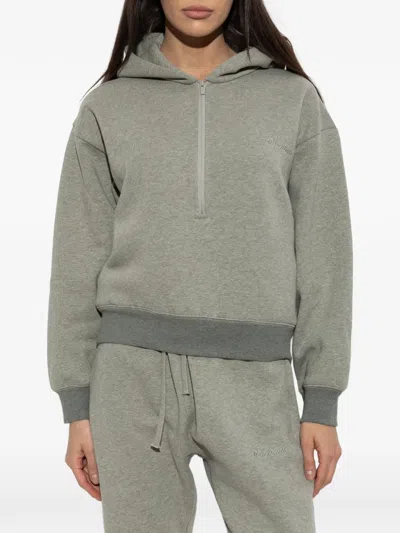 Essentials Half-zip Sweatshirt In Gray