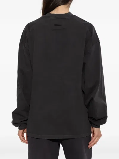 Essentials Logo-patch Sweater In Black