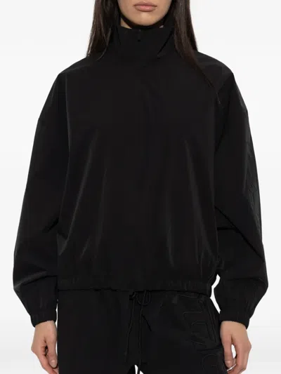 Essentials Logo-patch Jacket In Blue