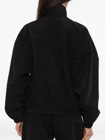 Essentials Logo-patch Jacket In Blue