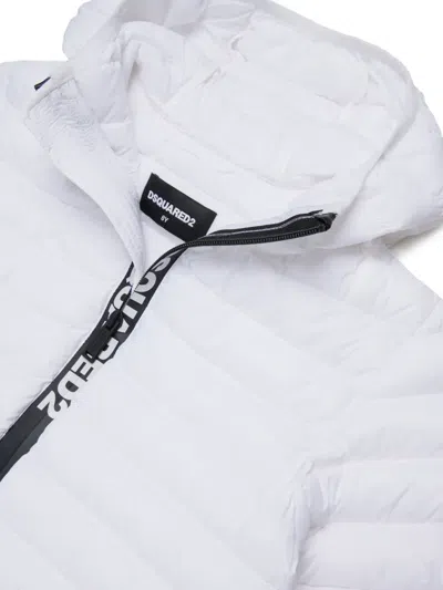 Dsquared2 Logo-print Padded Jacket In White
