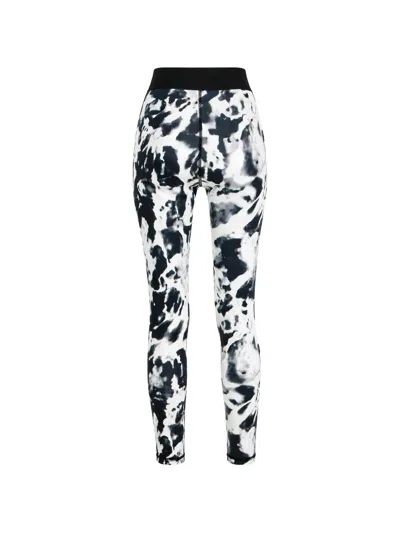 Diesel Abstract-pattern Leggings In White