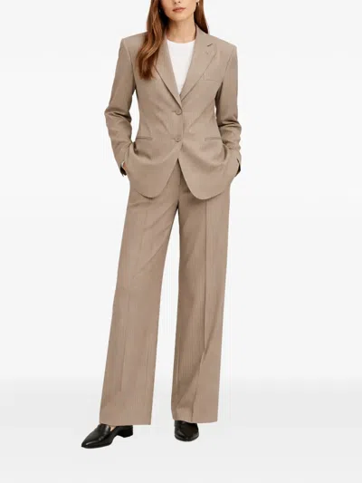 Room76 Pinstripe-pattern Pattern Suit In Neutral