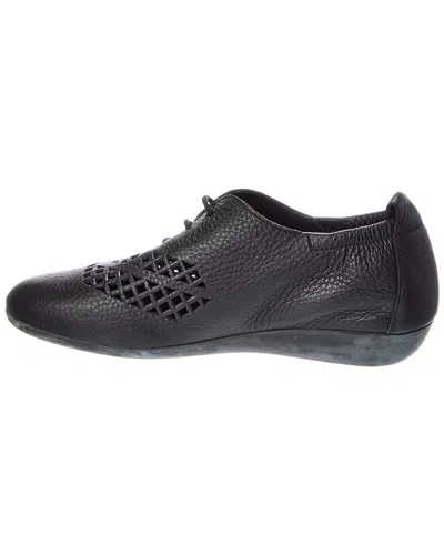 Arche Onybye Leather Flat In Black