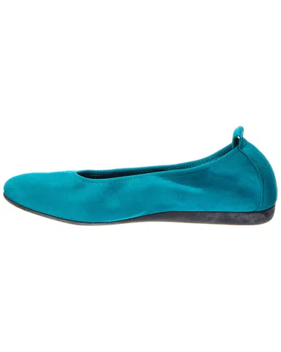 Arche Laius Leather Flat In Blue