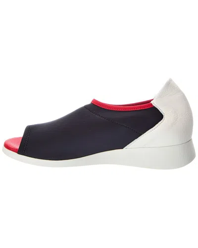 Arche Nirryo Leather Sneaker In Blue