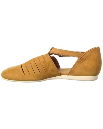 Arche Lamuse Leather Flat In Brown