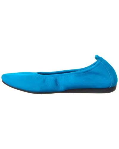Arche Laius Leather Flat In Blue