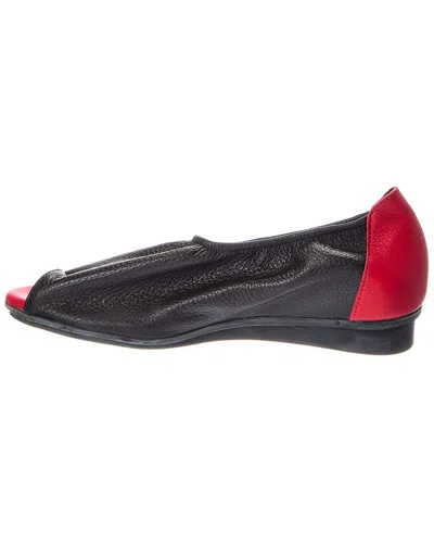 Arche Nirryo Leather Sneaker In Black