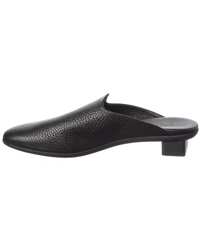Arche Rayaki Leather Flat In Black