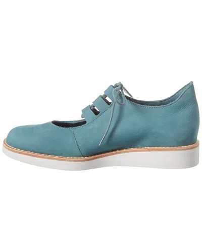 Arche Danako Leather Flat In Blue