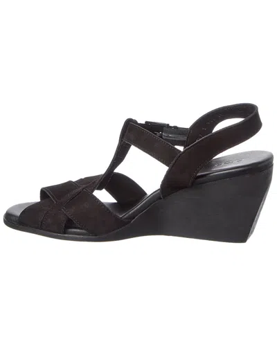 Arche Egypse Leather Sandal In Black