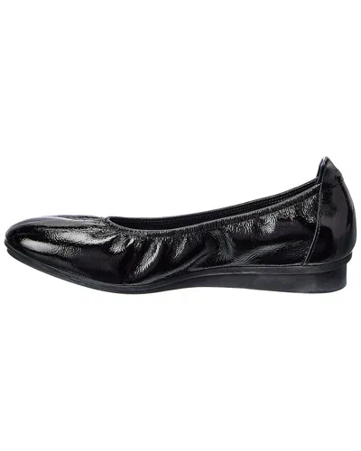 Arche Ninoka Leather Flat In Black