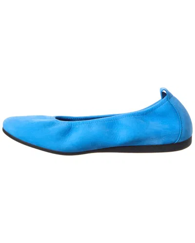 Arche Laius Leather Flat In Blue