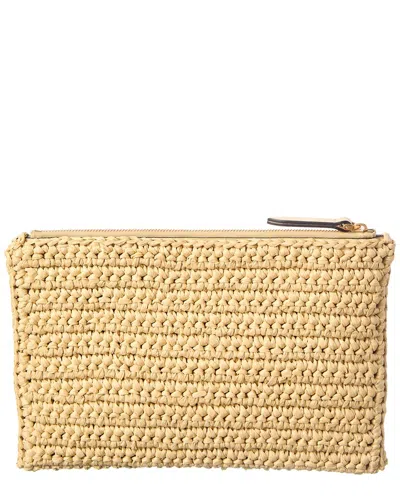 Valentino Garavani Vivasuperstar Crochet Clutch Bag In Brown