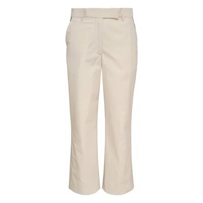 Thom Browne Relaxed Classic Beltloop Trousers In White
