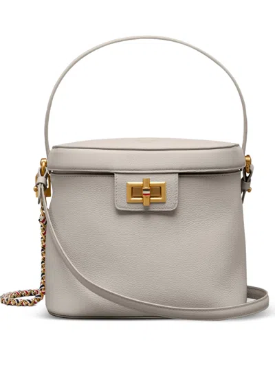 Thom Browne Exclusive Soft Box Bag In Gray
