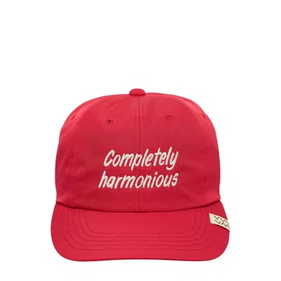 Visvim Excelsior Ii Embroidered Cap In Red