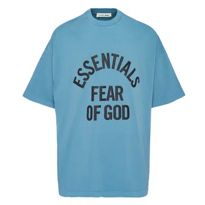 Essentials Fear Of God T Shirts And Polos In Blue