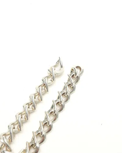 Tiffany & Co Forge Medium Link Bracelet In White