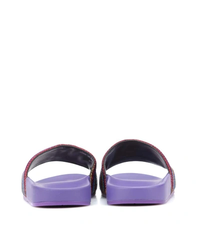 Shop Marc Jacobs Cooper Slides In Purple