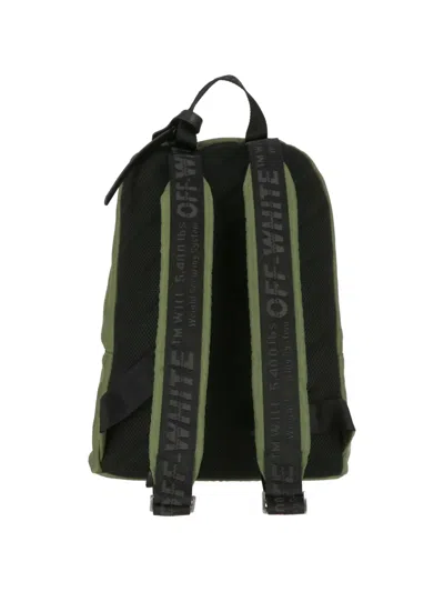 Off-white Arrows Diagonal-stripe Backpack In Black