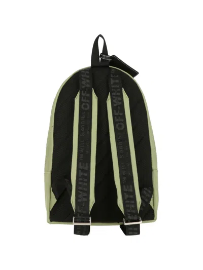 Off-white Dome Double Pocket Backpack In Green