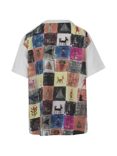 Yoshi Kondo Patchwork-print T-shirt In Multi