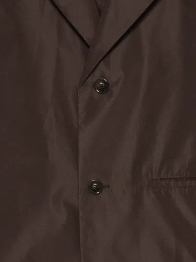 Sofie D'hoore Notched-lapel Button-up Blazer In Brown