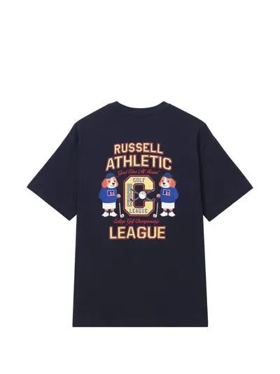 Chocoolate Graphic-print T-shirt In Blue