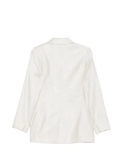 Lorena Antoniazzi Double-breasted Blazer In White