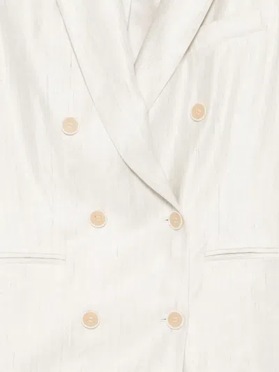 Lorena Antoniazzi Double-breasted Blazer In White