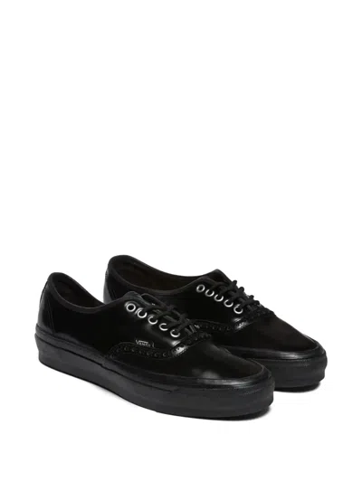 Vans Authentic 44 Brogue-detail Sneakers In Black