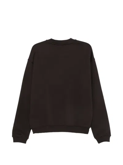 Lacoste Logo-patch Sweatshirt In Brown