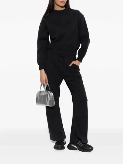 Essentials Logo-print Sweatshirt In Black