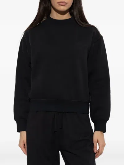 Essentials Logo-print Sweatshirt In Black