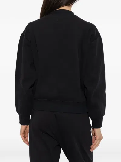 Essentials Logo-print Sweatshirt In Black