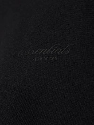 Essentials Logo-print Sweatshirt In Black