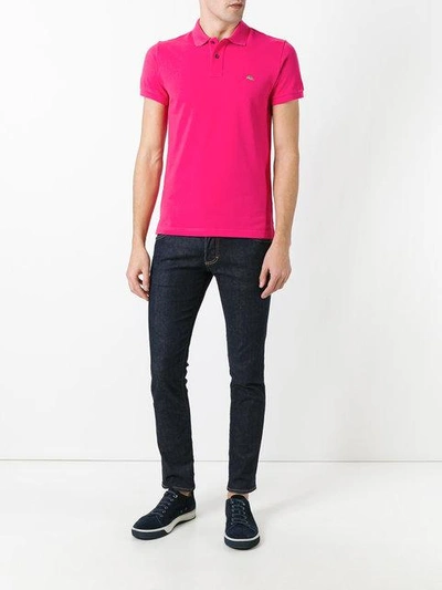 Shop Etro Classic Polo Shirt In Pink