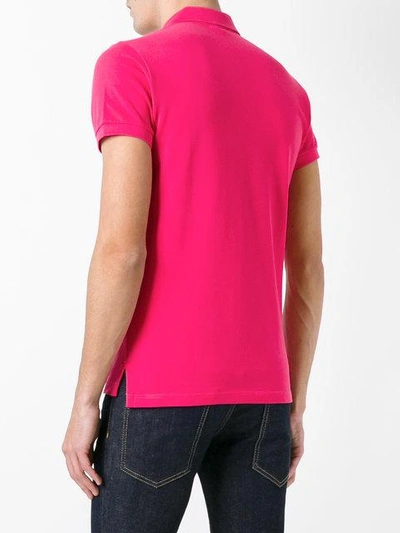 Shop Etro Classic Polo Shirt In Pink