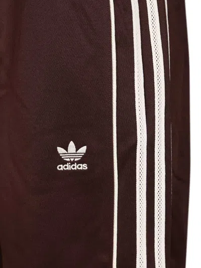 Adidas Originals Adidas X Wales Bonner Regular Fit Stripe Track Pants In Brown
