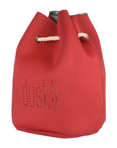 Duskii Backpack & Fanny Pack In Red