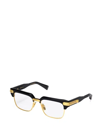 Balmain Square-frame Glasses In Black