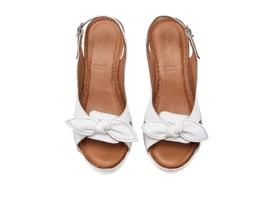 Spring Step Chassidy Wedge Sandal In White