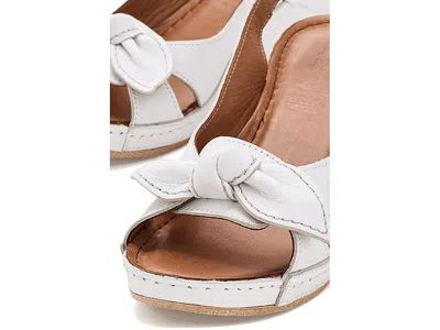 Spring Step Chassidy Wedge Sandal In White