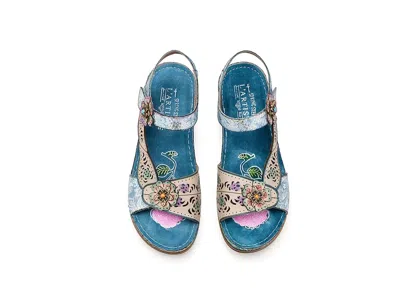 L'artiste By Spring Step Script In Blue