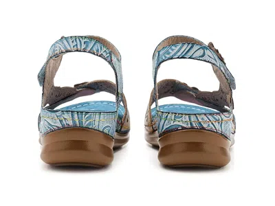 L'artiste By Spring Step Script In Blue