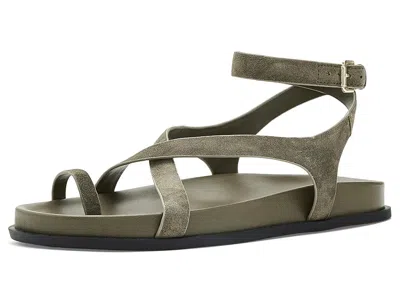 Marc Fisher Ltd Bevy Ankle Strap Sandal In Green