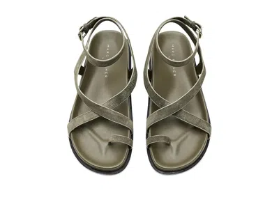 Marc Fisher Ltd Bevy Ankle Strap Sandal In Green