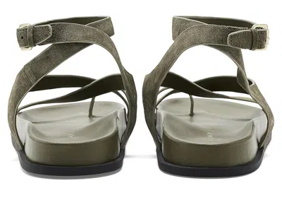 Marc Fisher Ltd Bevy Ankle Strap Sandal In Green